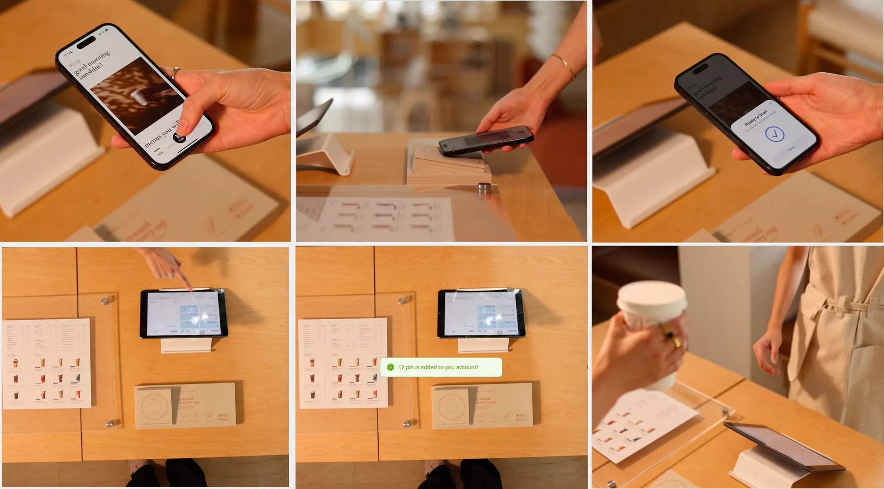 Counter / NFC tap-in in context